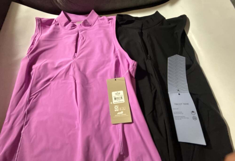 Avia Women's Tricot Tank Top Size L (12-14) Set of 2